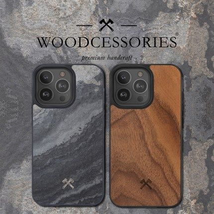 德国WOODCESSORIES石头手机壳适用iPhone13ProMax磁吸magsafe保护