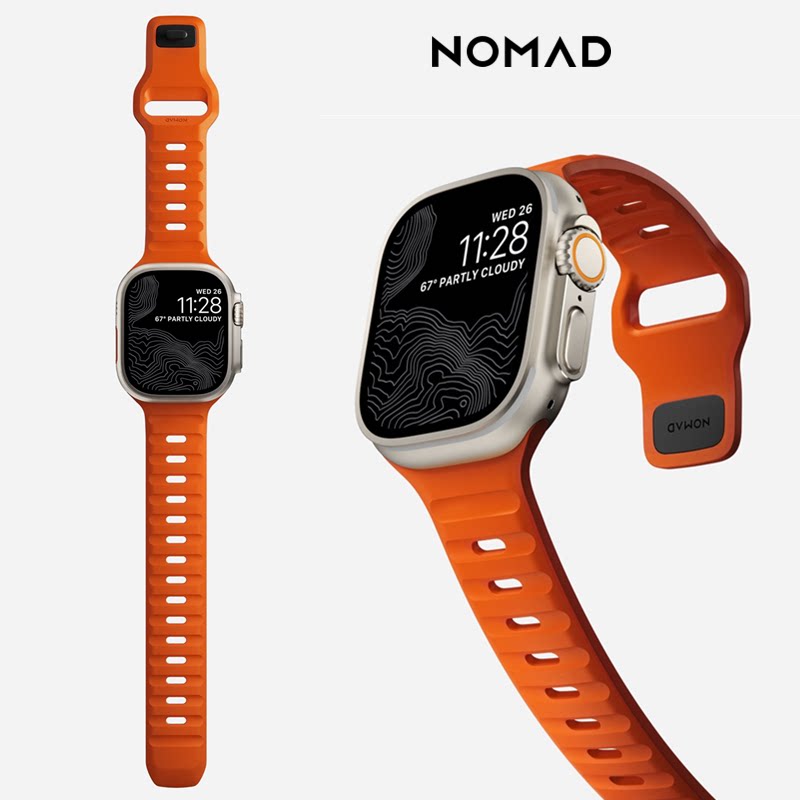 美国NOMAD适用iwatch手表带男女苹果applewatch10/9/8/7/SE运动型