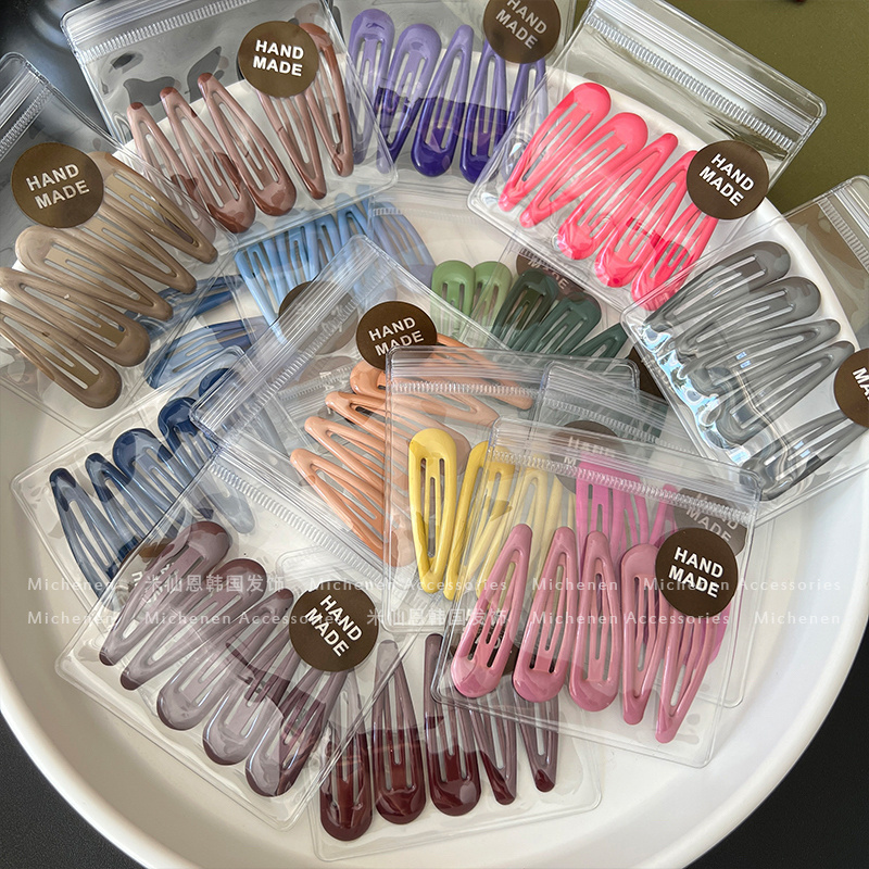 仙恩发夹滴油甜美掰掰夹水滴夹