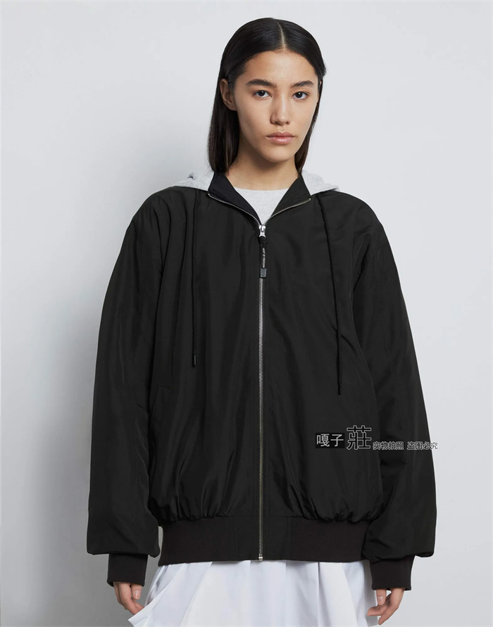 欧单GJ男女同款大码女装连帽卫衣夹克衫unisex hooded jacket 女装/女士精品 常规大码外套 原图主图