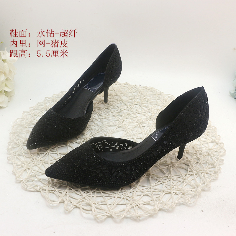 浅口舒适简约真皮凉鞋女2025新款