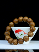 高性价比 沉水浮越南芽庄沉香手串14mm15颗男女天然佛珠手链16.9g