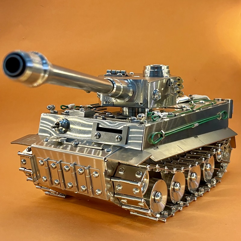 不锈钢德国虎式坦克整车手工打造