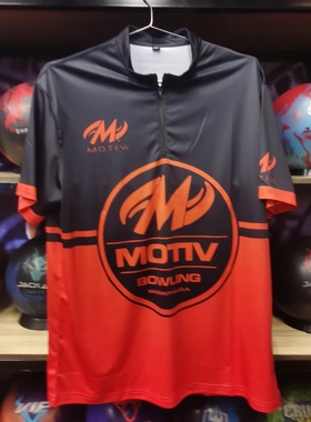 BEL保龄球用品 Get Motiv Ated系列 MOTIV品牌保龄球衣 黑橙色