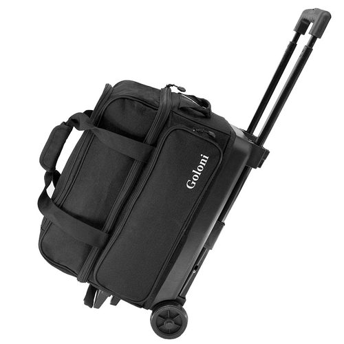 BEL保龄球用品大容量拉杆双球包