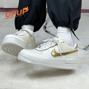 女DZ1847 Nike AF1空军一号白金Shadow低帮休闲板鞋 Force 108 Air