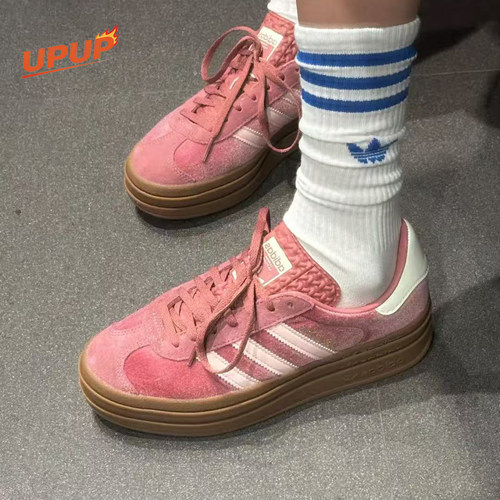 AdidasGAZELLEBOLD草莓熊板鞋