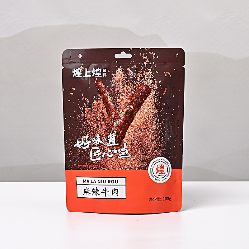煌上煌麻辣牛肉100g真空袋装零食