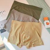 蚕丝抗菌裆 3条 透气柔软 高档无痕莫代尔内裤 男 60支 店主主推