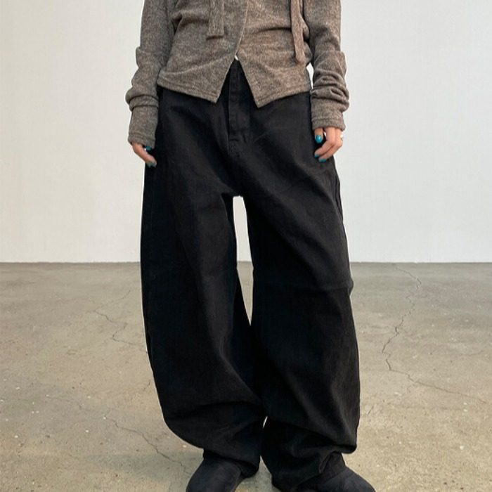 春夏韩国东大门时尚舒适新品潮流女口袋休闲宽松工装裤长裤阔腿裤,女装/女士精品,牛仔裤,淘宝优惠券,粉丝福利购,淘宝优惠卷