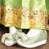 若可 系列 原创云头鞋 江南朱记 五云头登云履高跟7cm汉服鞋 子