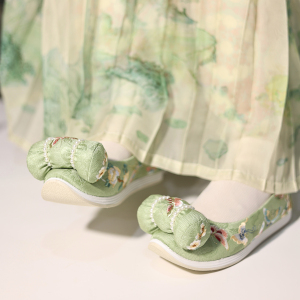 鸾羽仙缘阁x江南朱记汉服鞋联名款【百蝶】小枕头内增高汉服鞋百