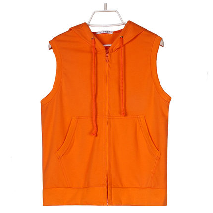 2025春秋季连帽马甲背心新款0918-6无袖韩版抽绳马夹卫衣女士外套