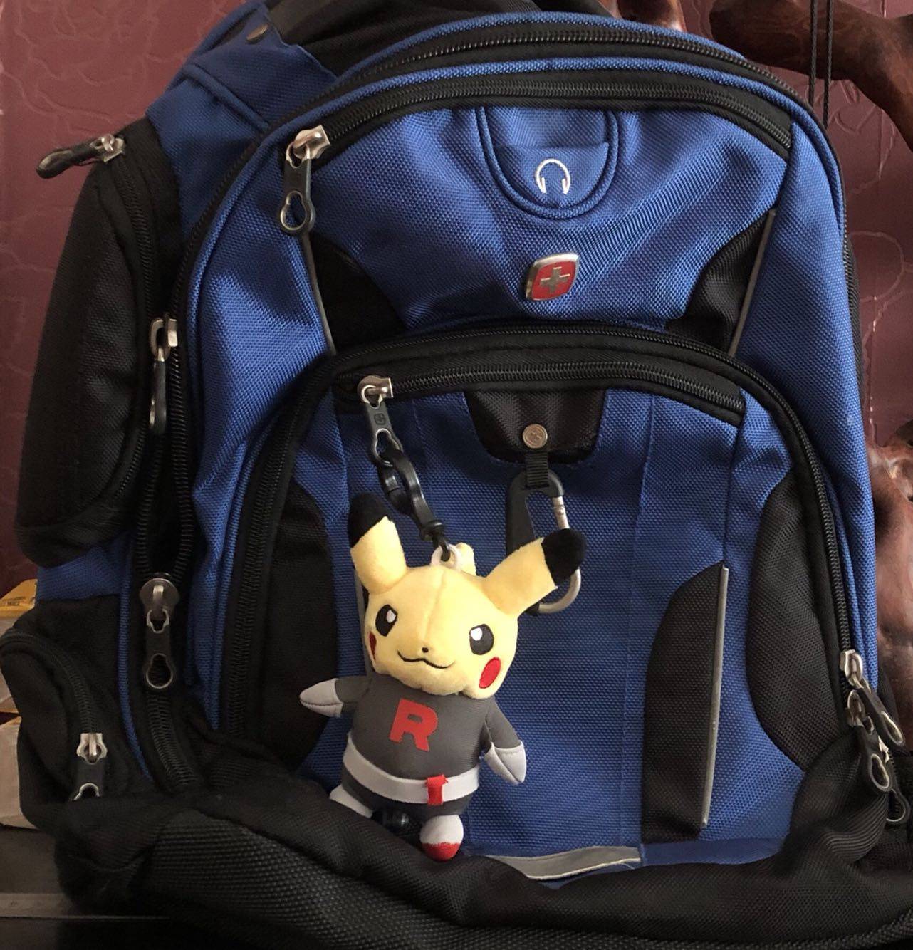 神奇宝贝宠物小精灵口袋怪火箭队皮卡丘毛绒挂件毛绒公仔背包饰物