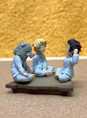 MegaHouse MH鬼灭之刃 情景乃箱 公仔手办摆件正版散货善逸伊之助