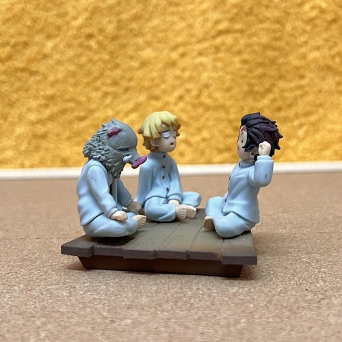 MegaHouse MH鬼灭之刃 情景乃箱 公仔手办摆件正版散货善逸伊之助