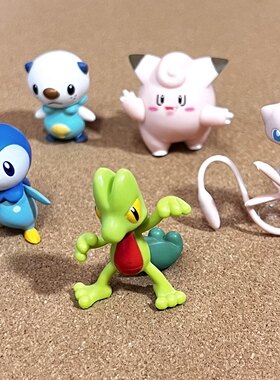 神奇宝贝宠物小精灵口袋怪公仔木守宫皮皮水水獭波加曼圆企鹅梦幻
