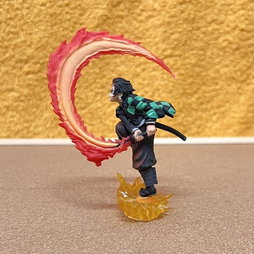 鬼灭之刃 灶门 炭治郎 进攻型态 正版散货 没有底座 手办模型摆件