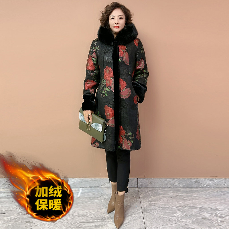 高档妈妈连帽双面穿时尚加厚保暖仿貂绒外套小个子皮毛一体风衣女,女装/女士精品,风衣,淘宝优惠券,粉丝福利购,淘宝优惠卷