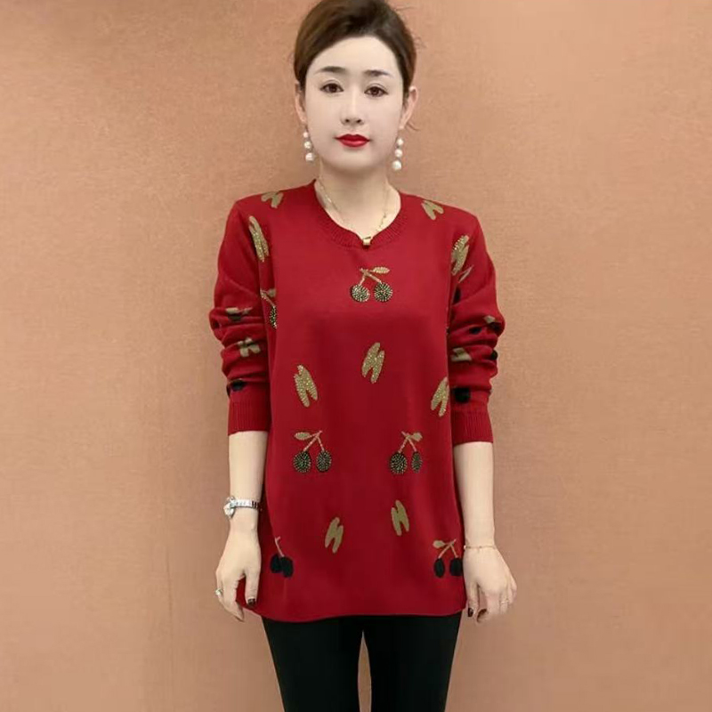 高品质！秋冬新款花色圆领羊毛衫