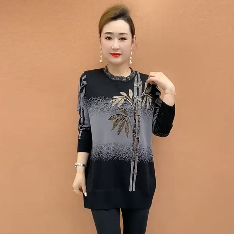 高品质!中长款妈妈宽松大版衫