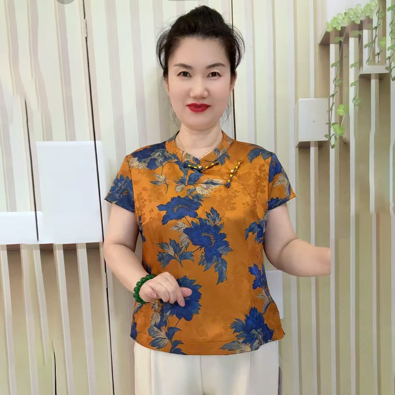高品质！新中式国风真丝旗袍衫女
