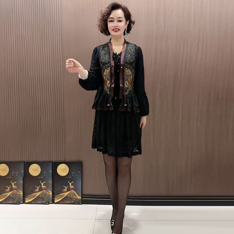 时尚国风刺绣百搭马甲开衫外套女
