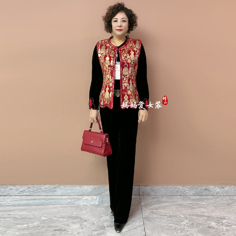 2026早春新款复古文艺马甲显瘦高品质印花碎花马甲遮肚时尚妈妈装,女装/女士精品,时尚套装,淘宝优惠券,粉丝福利购,淘宝优惠卷