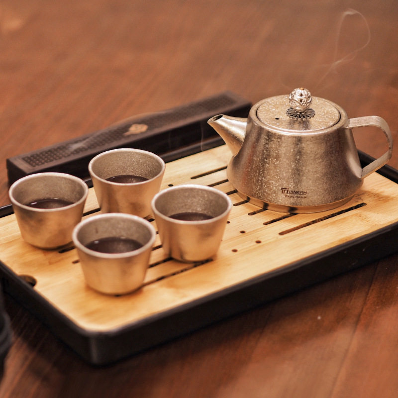 品家家品便携旅行纯钛茶具套装