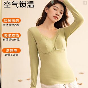 孕妇保暖背心上衣加大夏季 胸垫马甲内衣低领走光全棉 内穿喂奶秋季