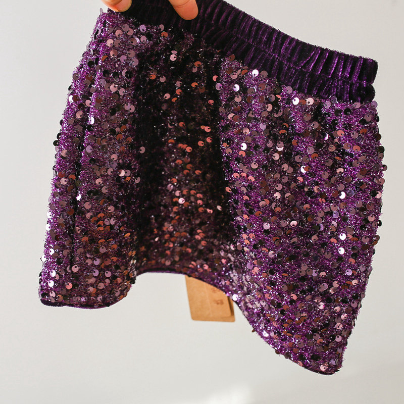 a字女童亮片裙半身裙春秋季女计感小众亮晶晶闪片半裙儿童短裙子,童装/婴儿装/亲子装,半身裙,淘宝优惠券,粉丝福利购,淘宝优惠卷