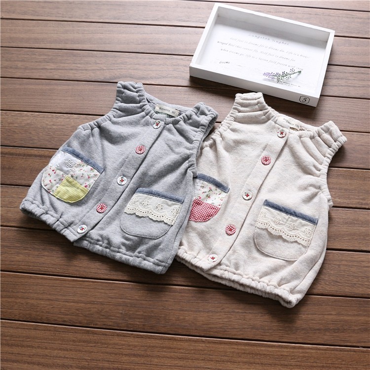 Gilet fille en coton - Ref 2070765 Image 1