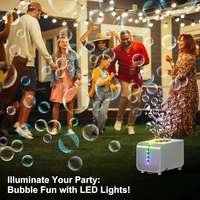 泡泡机婚礼用全自动泡泡机舞台专用结婚拍照道具七彩电动儿童玩具