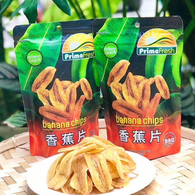 菲律宾进口Prime Fresh香蕉片100g袋装脱水香蕉干芭蕉果干非油炸
