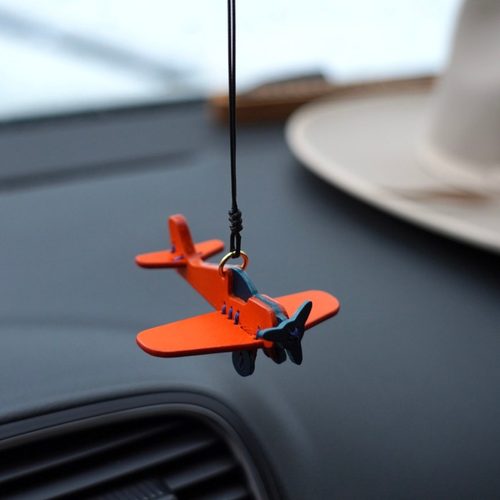 皮具小飞机diy缝制意大利车挂