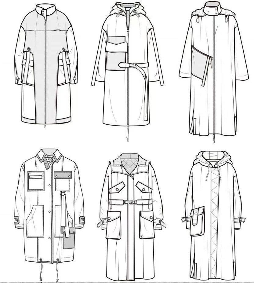 手绘服装设计效果图汉服画淘宝主图模特电脑款式图PS定制绘图代画