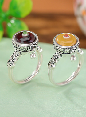 本月新品限时优惠平安扣戒指环