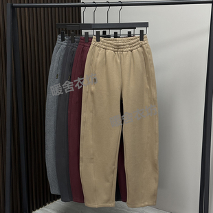 女裤 菲玛掂250860加绒香蕉裤 子宽松女萝卜老爹裤 2025年秋冬裤 卫裤