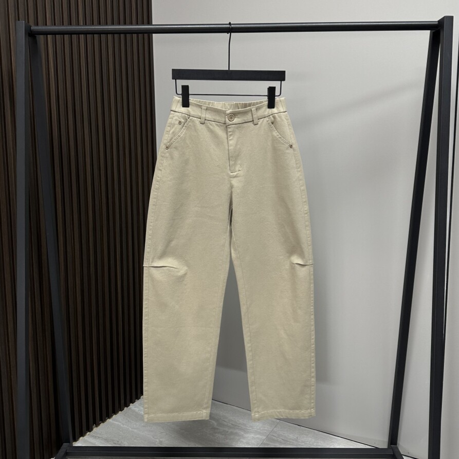 菲玛掂250552休闲裤2025春季新款时尚百搭显瘦直筒裤女长裤哈伦裤