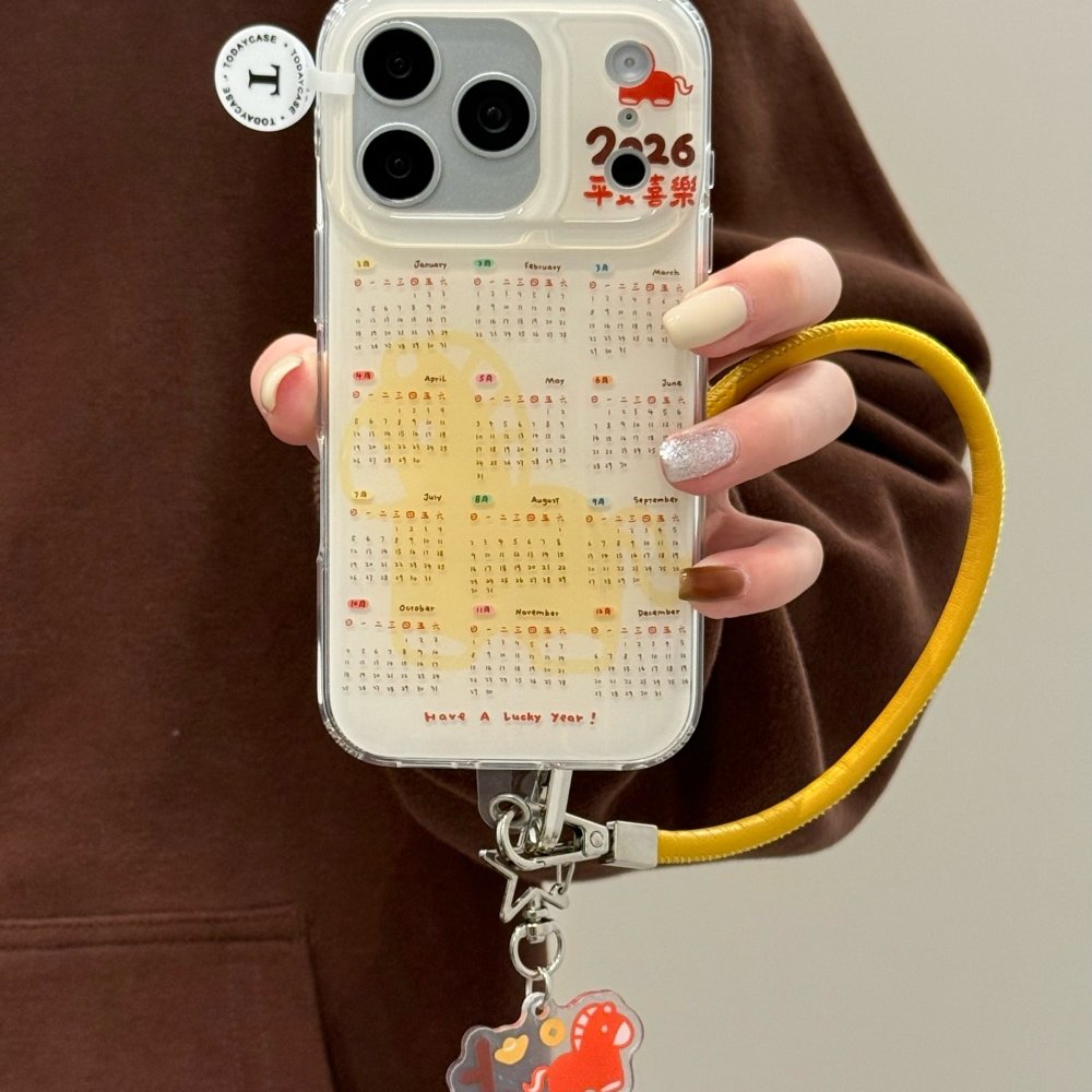 可爱迷你马年日历手机壳
