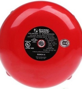 SYSTEMSENSOR盛赛尔  SSM24-6 消防警铃   全新现货SSM24-6