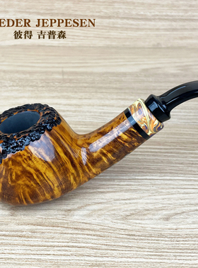丹麦进口Peder Jeppesen吉普森石楠木手工烟斗雕刻经典苹果 ida3