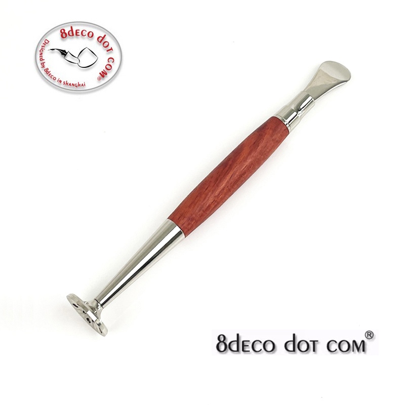新款煙斗壓棒三合一煙刀通條修碳層煙斗清理清潔配件工具8deco