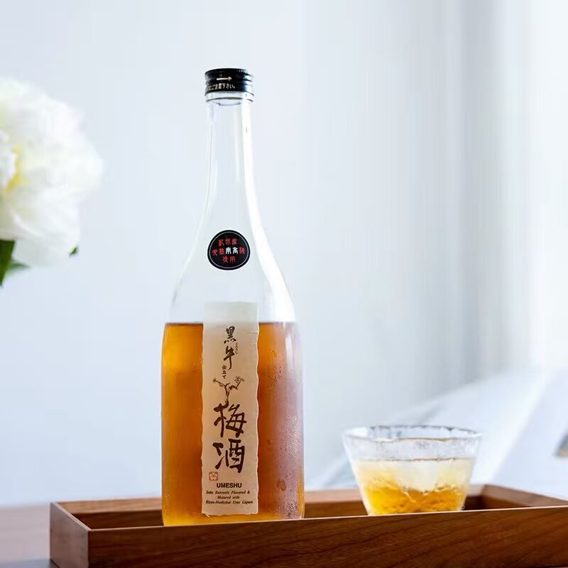 日本 殿堂级青梅酿造 名手酒造黑牛梅酒 和歌山完熟南高梅 梅子饮