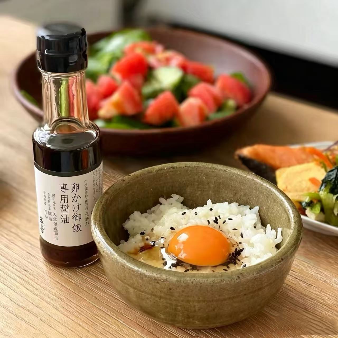 日本 茅乃舍 鸡蛋拌饭专用酱油 甘甜醇厚 日式拌饭的搭配吃法