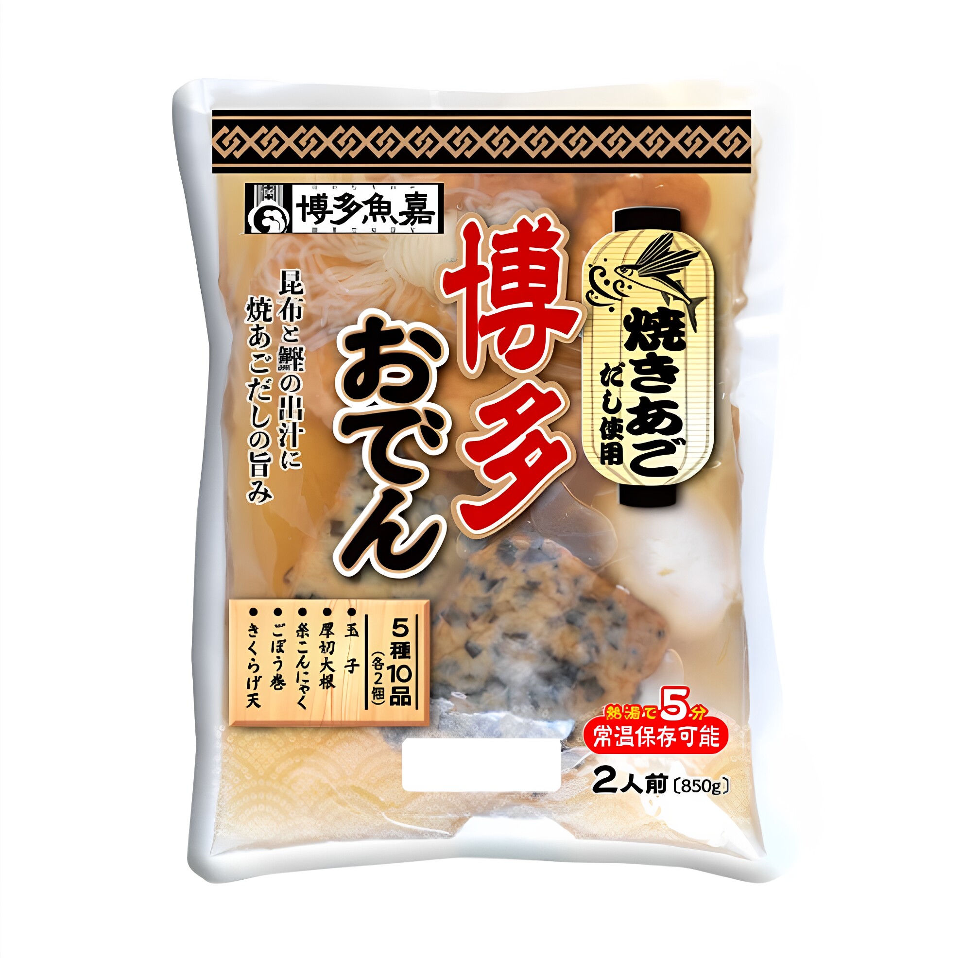 日本 博多关东煮 厚切萝卜 昆布鲣鱼高汤关东煮 开袋即食