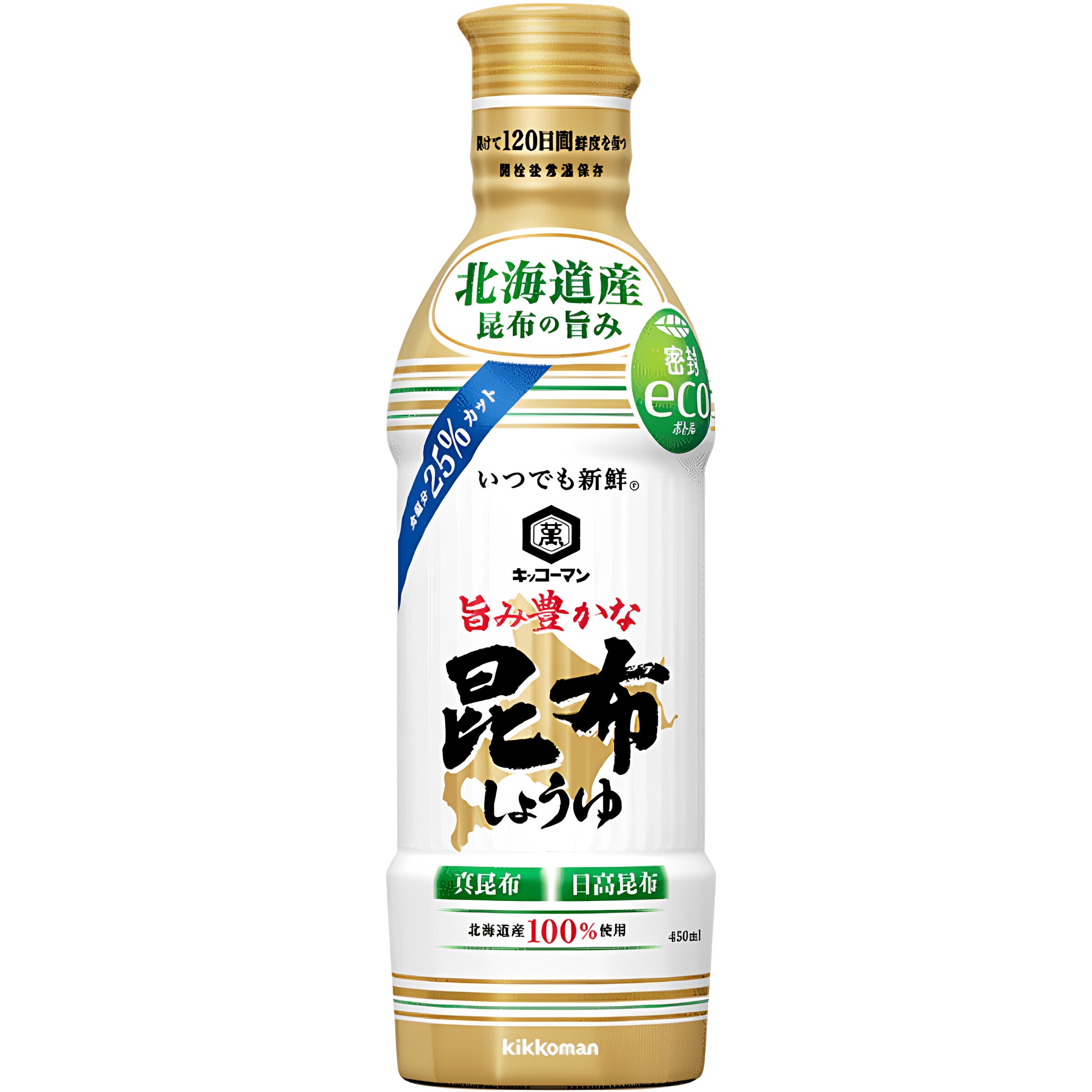 日本包邮 万字牌 北海道减盐版昆布酱油 凉拌菜刺身沾料 火锅调味