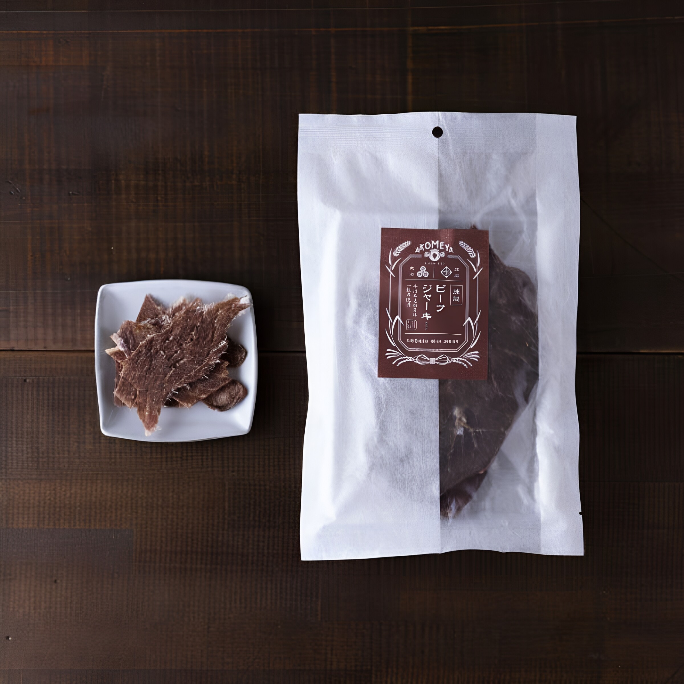 日本AKOMEYA 熏制牛肉干 澳大利亚产牛腿肉“无添加”产品