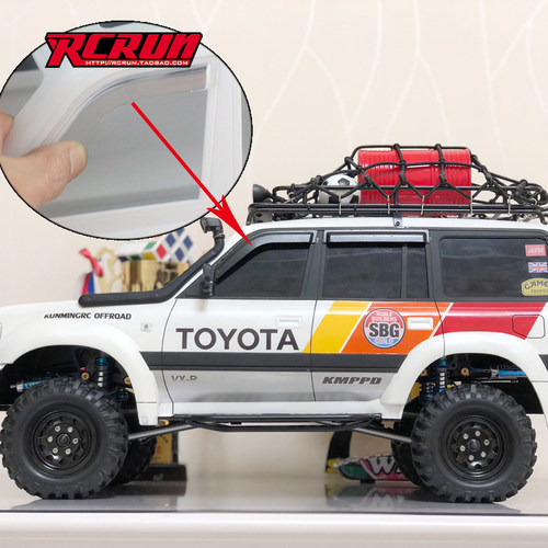 RCRUN 1:10 模型车 攀爬车陆地巡洋舰 LC80 晴雨挡