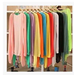 防晒衫 夏季 超薄长短款 空调开衫 披肩小外套 防晒衣女透明长袖